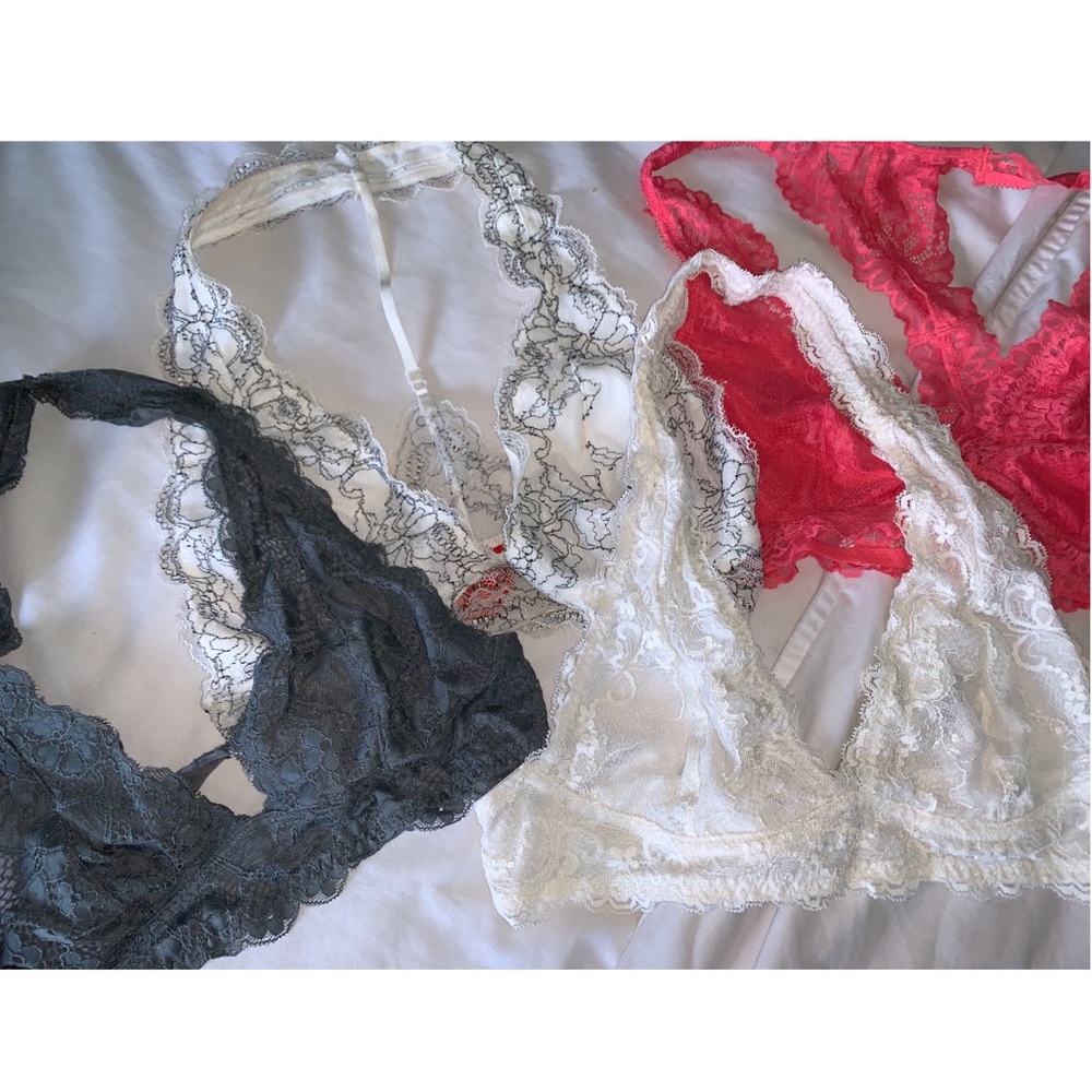 Lace bralettes